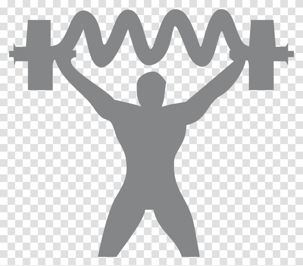 Weight Gym Clipart, Silhouette, Person, Human, Worship Transparent Png