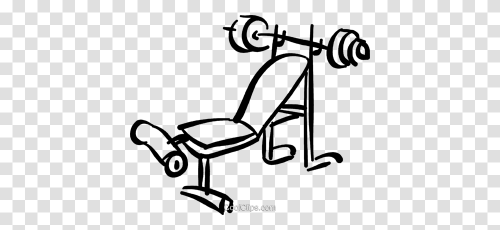 Weight Lifting Bench Royalty Free Vector Clip Art Illustration, Vehicle, Transportation, Utility Pole, Lawn Mower Transparent Png