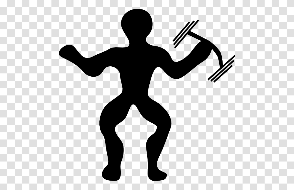 Weight Lifting Clip Art, Silhouette, Person, Human, Stencil Transparent Png