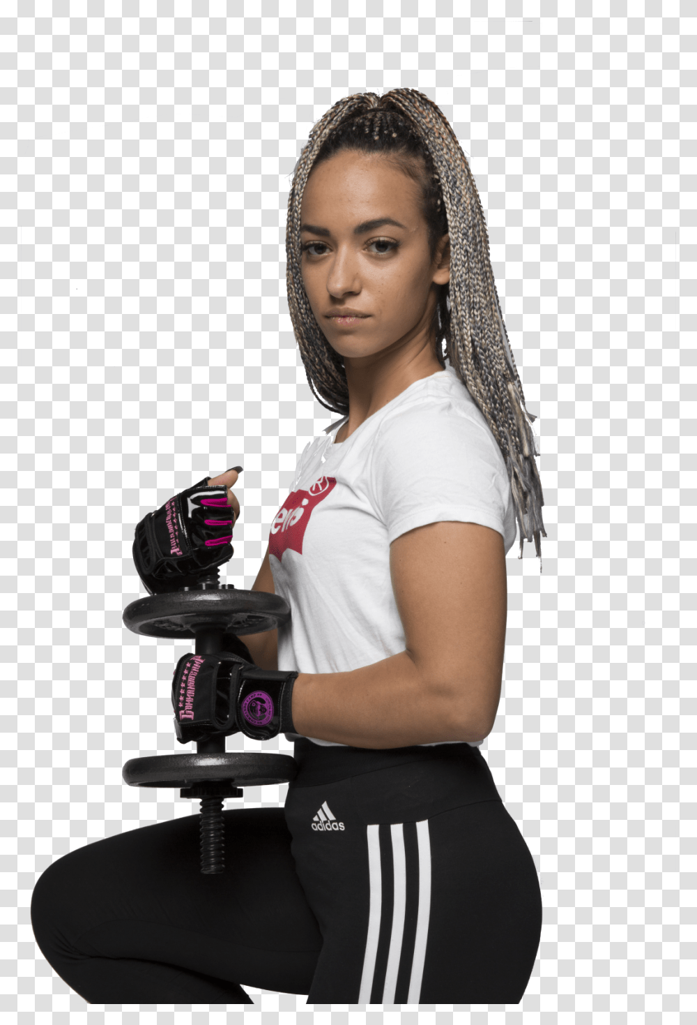 Weight Lifting Gloves For Women By Commando Camp Girl, Person, Human, Tripod, Sleeve Transparent Png