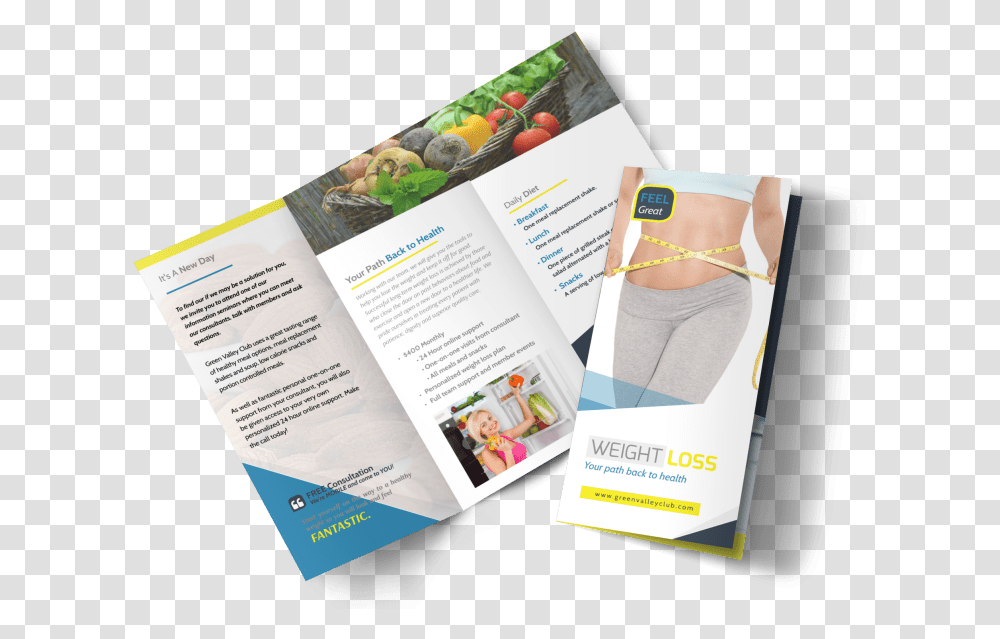 Weight Loss Brochures Tri Fold Brochure Template Preview Brochure, Flyer, Poster, Paper, Advertisement Transparent Png