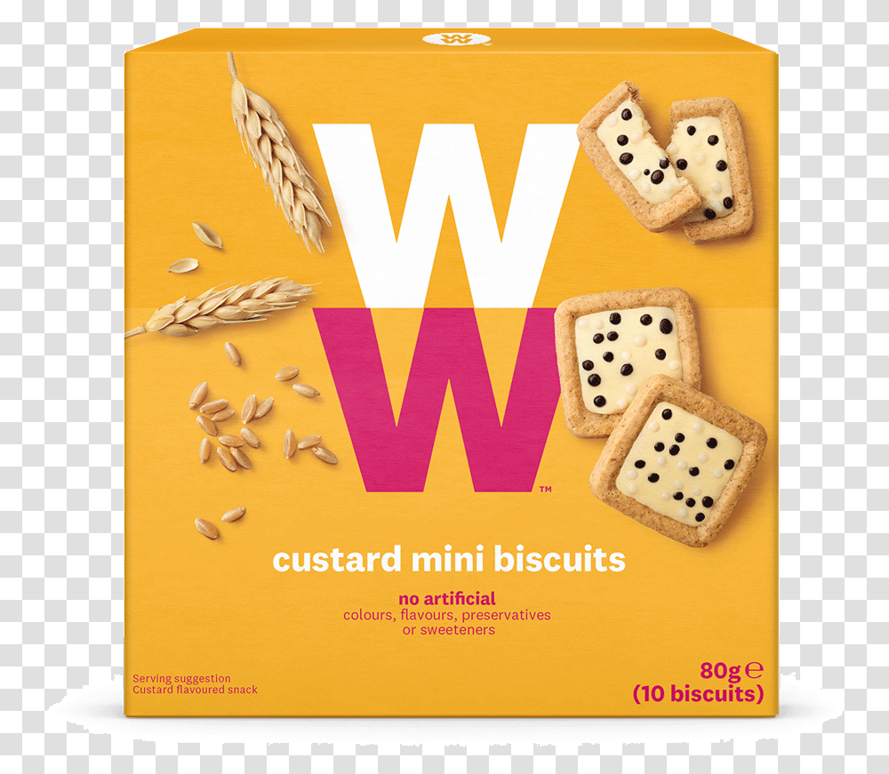 Weight Watchers Mini Custard Biscuits 10 Pack, Flyer, Poster, Paper, Advertisement Transparent Png