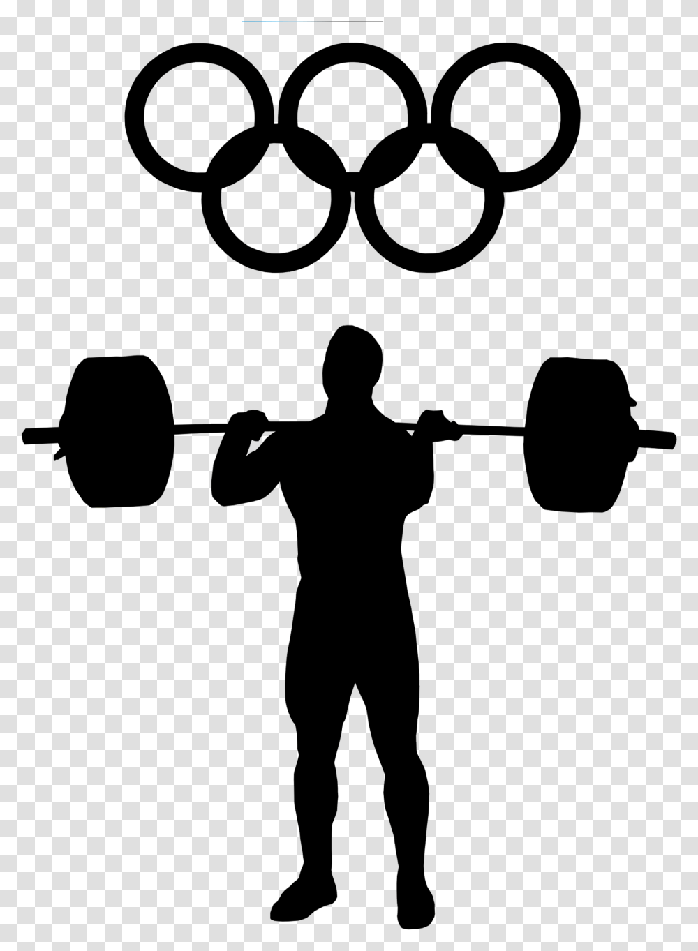 Weightlifting Clipart Pole Vault Black And White, Flare, Light, Astronomy, Outer Space Transparent Png