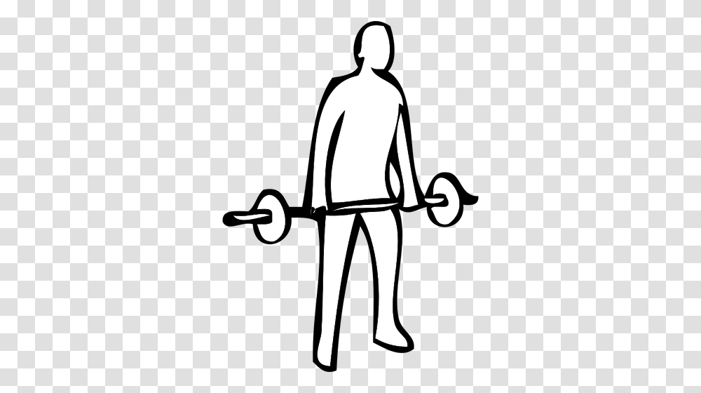 Weightlifting Exercise Instruction Vector Clip Art, Stencil, Silhouette Transparent Png