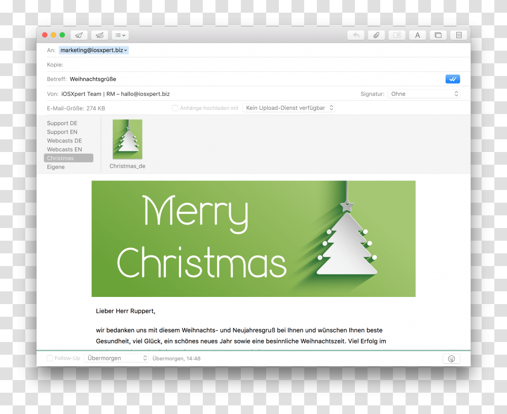 Weihnachtsgre Mit Daylite E Mail Weihnachtsgre Mail Vorlage, File, Webpage, Electronics Transparent Png