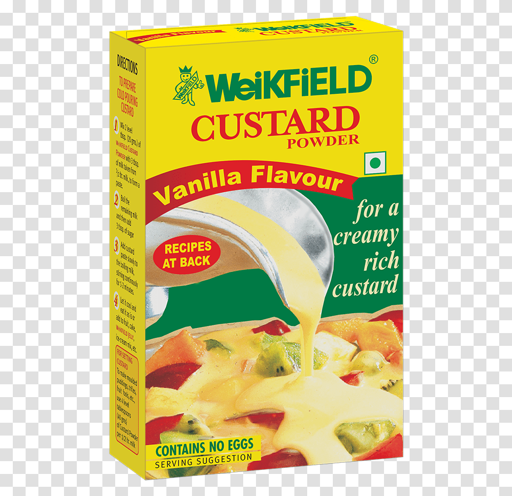 Weikfield Custard Powder Price, Food, Ice Cream, Dessert, Creme Transparent Png