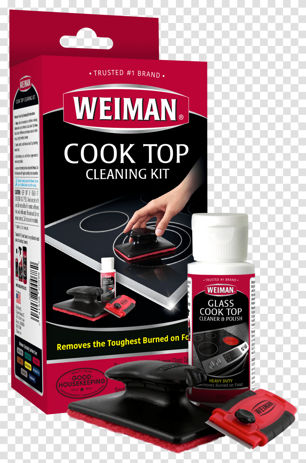 Weiman Cook Top Cleaning Kit, Flyer, Poster, Advertisement, Label Transparent Png