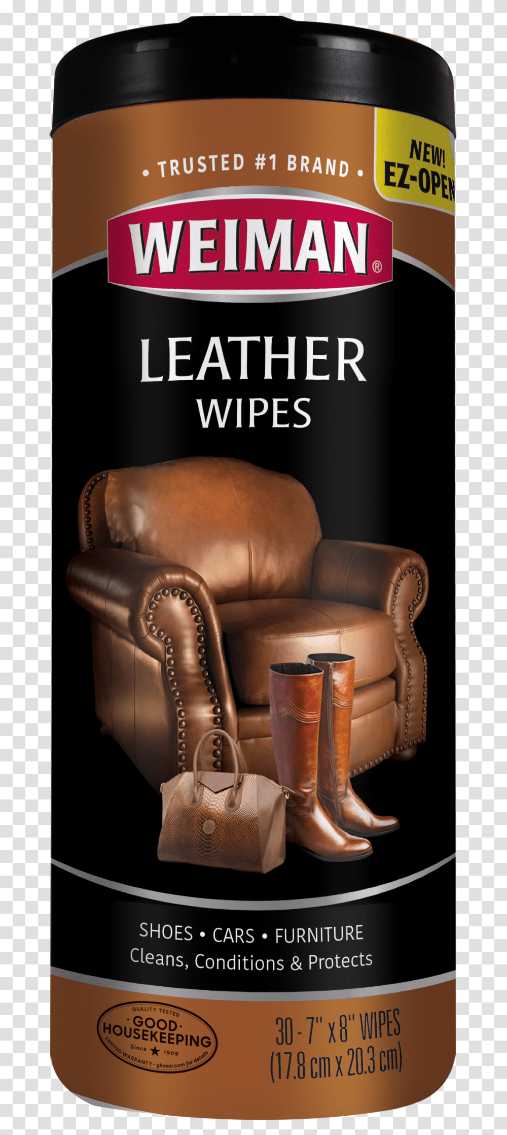 Weiman Leather Wipes Leather Cleaner Wipes, Furniture, Chair, Apparel Transparent Png