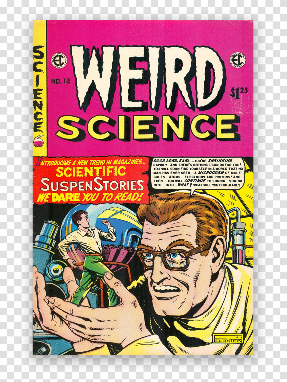 Weird Science 4 Weird Science Comic Book, Person, Human, Comics, Flyer Transparent Png