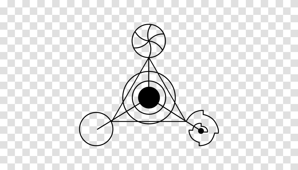 Weird Triangle Crop Circle, Lawn Mower, Tool Transparent Png