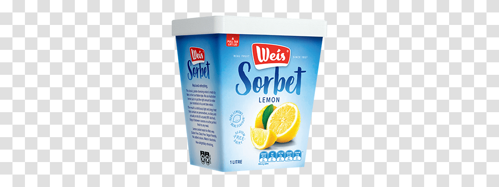 Weis Refreshing Lemon Sorbet Weis Sorbet, Flyer, Poster, Paper, Advertisement Transparent Png