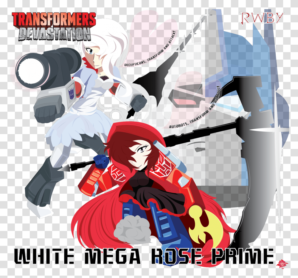Weiss Schnee X Ruby Rose Download Weiss Schnee, Person, Poster Transparent Png
