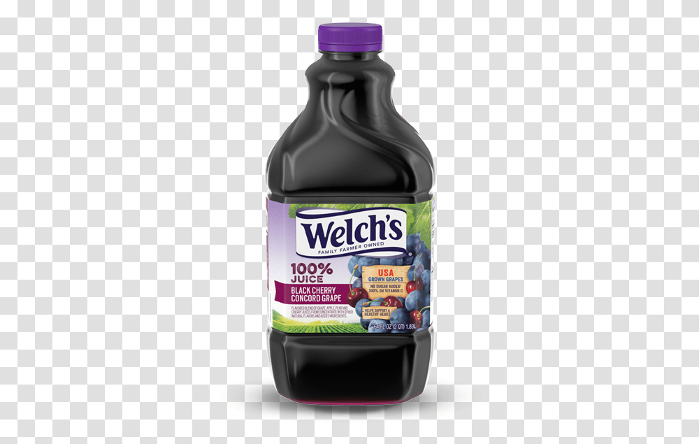Welchquots 100 Black Cherry Grape 64oz Welch's Grape Juice, Label, Seasoning, Food Transparent Png