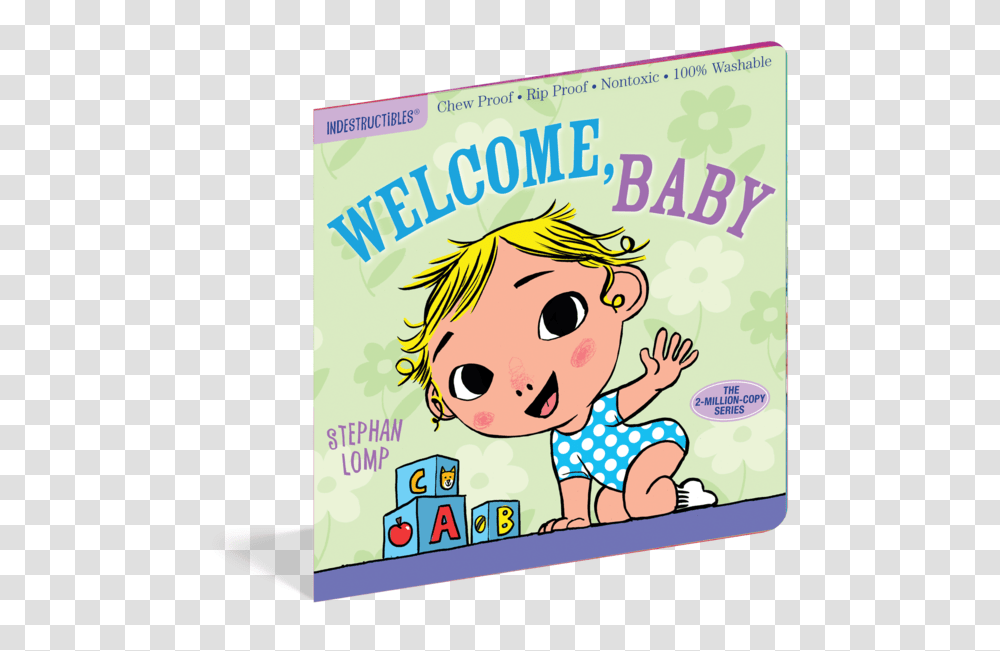 Welcome Baby Indestructible Book Hopscotch Childrens Store, Poster, Advertisement, Flyer, Paper Transparent Png