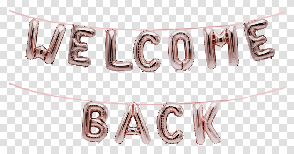 Welcome Back Balloon Banner Homecoming Set Military Cake, Alphabet, Label, Accessories Transparent Png