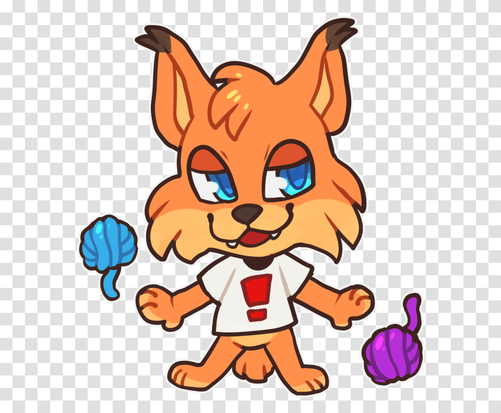 Welcome Back Bubsy Cartoon, Food, Label, Animal Transparent Png