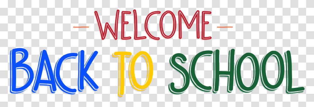 Welcome Back To School Clipart, Alphabet, Number Transparent Png