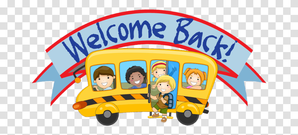 Welcome Back To School Sign Animated Welcome Back To School, Bus, Vehicle, Transportation, School Bus Transparent Png