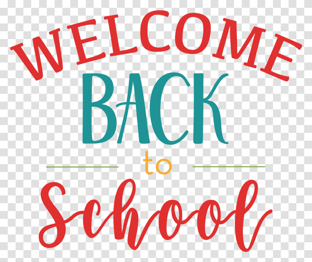 Welcome Back To School Svg Cut File Calligraphy, Alphabet, Word, Handwriting Transparent Png