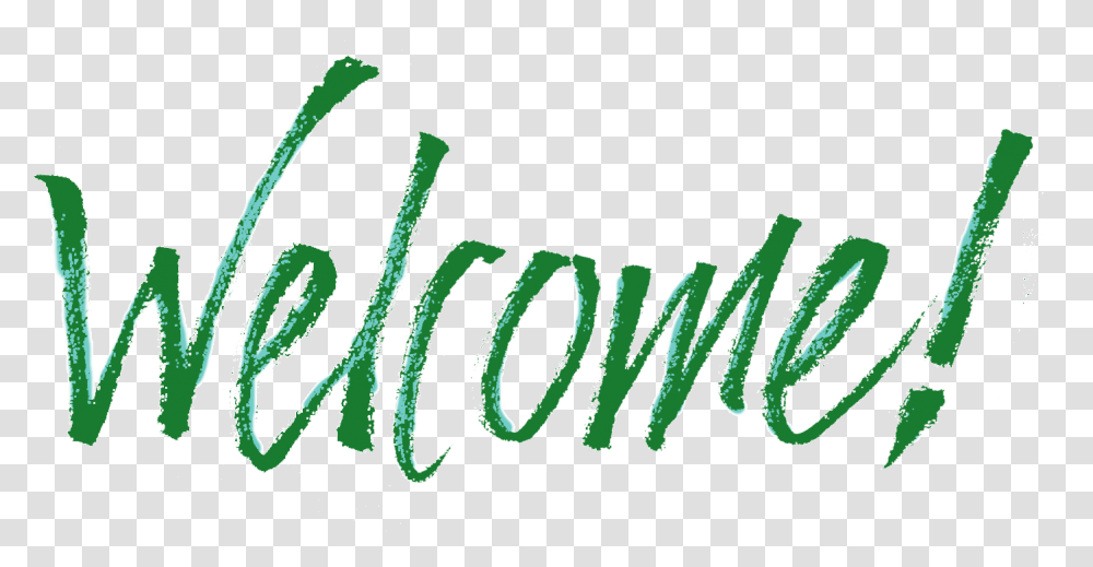 Welcome Calligraphy, Word, Plant, Alphabet Transparent Png