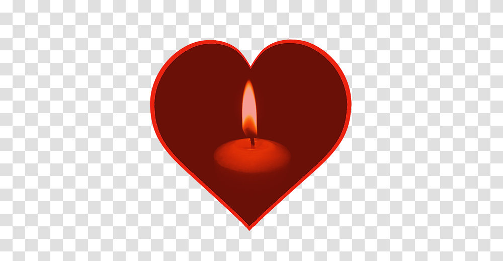 Welcome, Candle, Heart Transparent Png