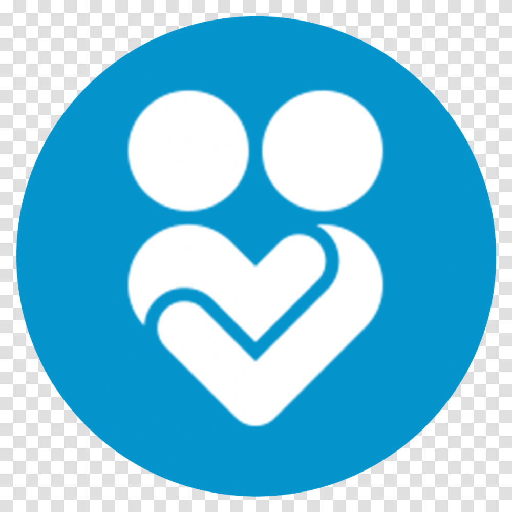 Welcome Contact Info Icon Blue, Hand, Heart Transparent Png