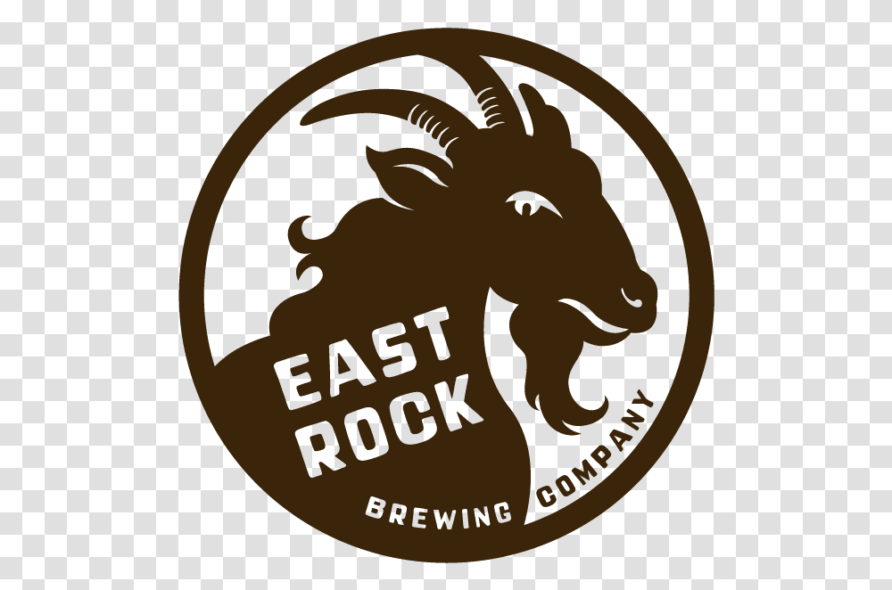 Welcome East Rock Brewing Company East Rock Brewing Logo, Symbol, Trademark, Badge, Animal Transparent Png