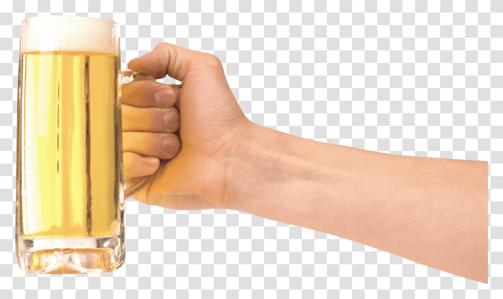 Welcome Hand Holding Beer Background, Person, Finger, Gold, Glass Transparent Png