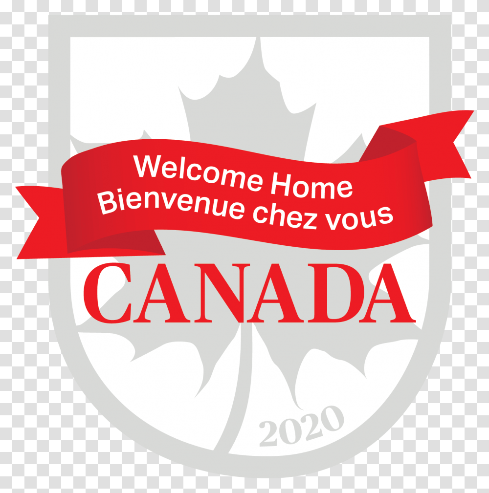 Welcome Home Canada S Vertical Logo Writeen Senar, Label, Sticker Transparent Png