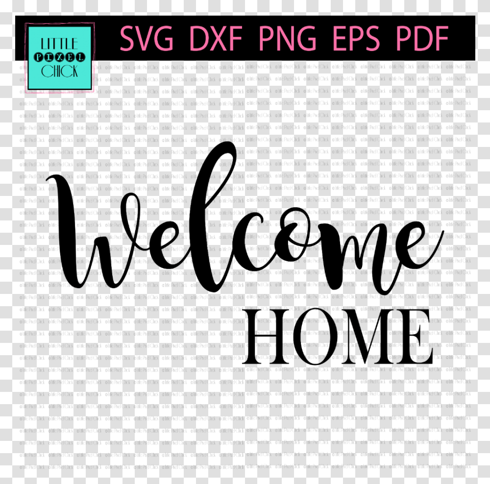 Welcome Home Font Style Transparent Png