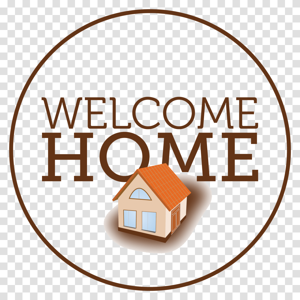 Welcome Home Logo Gingerbread House, Housing, Building Transparent Png