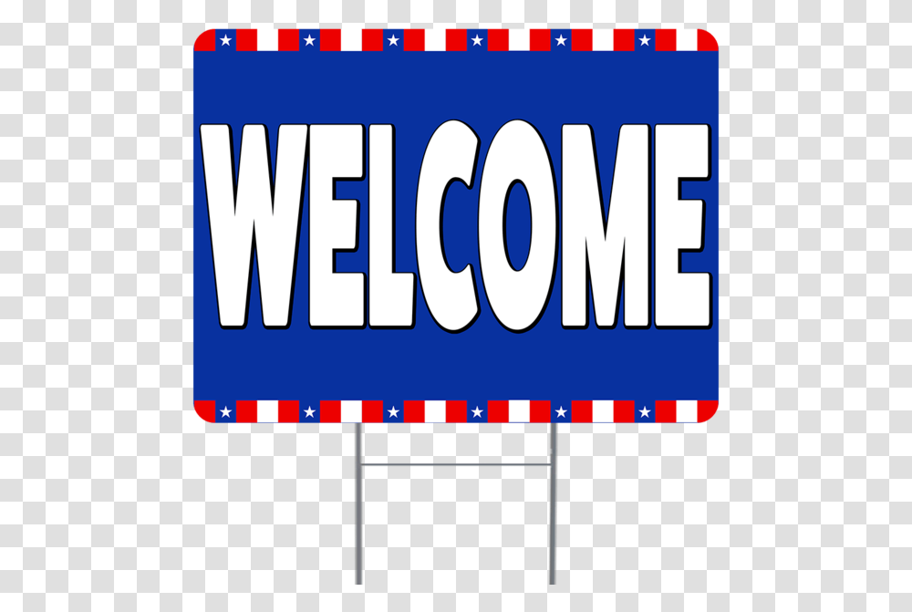 Welcome Inch Sign With Display Options Majorelle Blue, Word, Alphabet, Fence Transparent Png