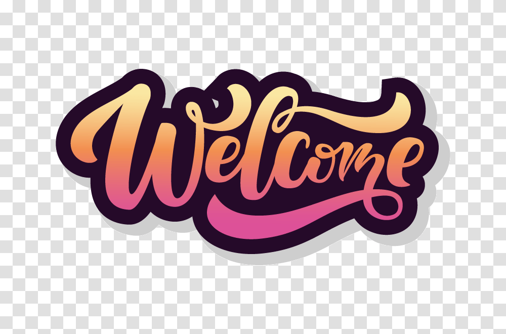 Welcome, Label, Sticker, Word Transparent Png