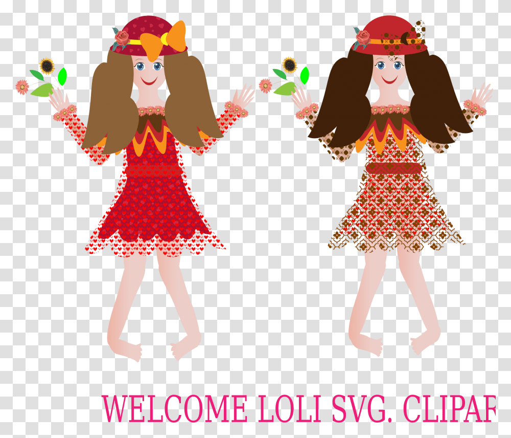 Welcome Loli Clipart Clip Arts Doll, Person, Costume, Toy, Juggling Transparent Png