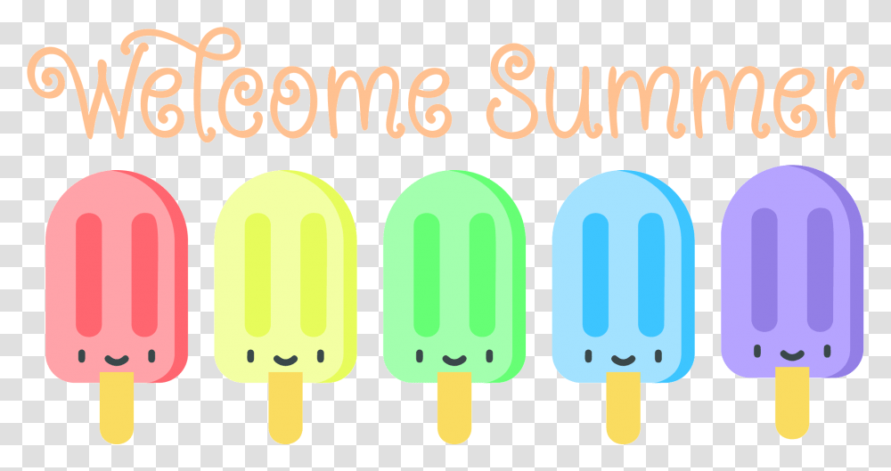 Welcome Summer Ice Cream Pastel Svg Ice Cream Bar, Ice Pop, Text, Sweets, Food Transparent Png