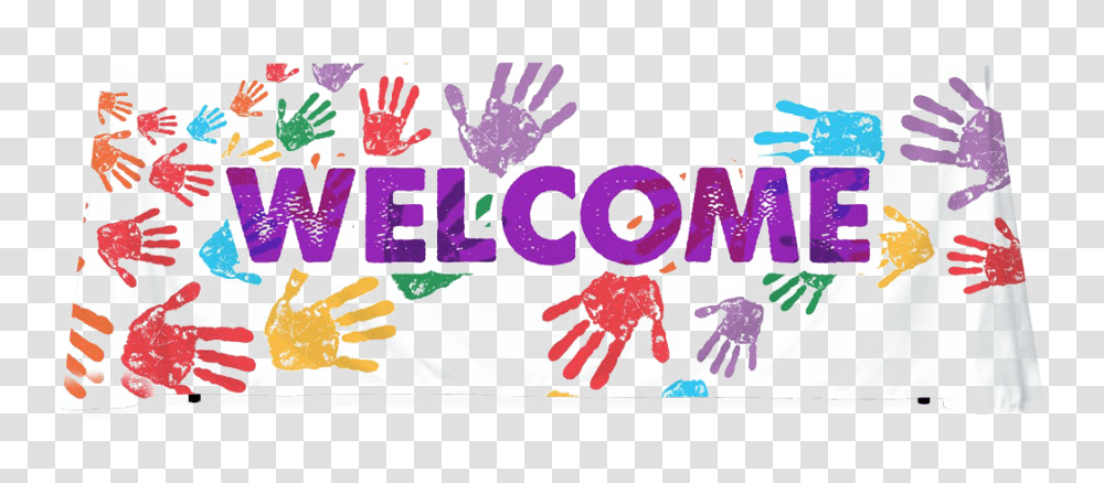 Welcome, Hand, Paper Transparent Png