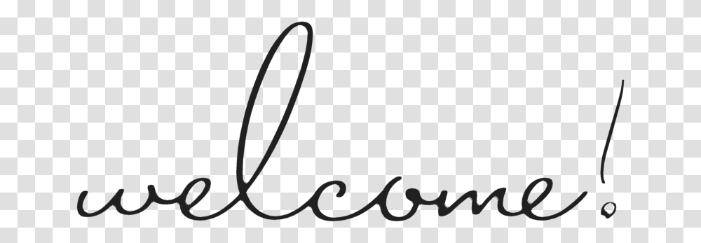 Welcome, Handwriting, Alphabet, Number Transparent Png