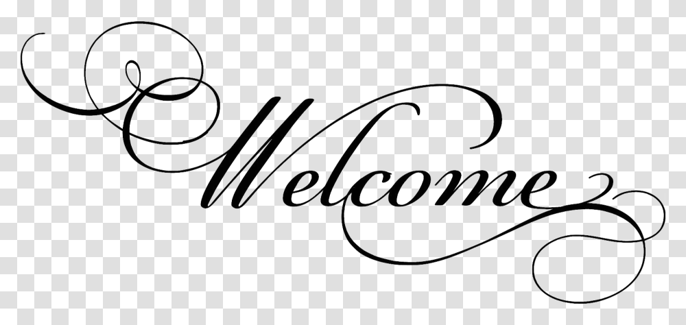 Welcome, Handwriting, Label, Word Transparent Png