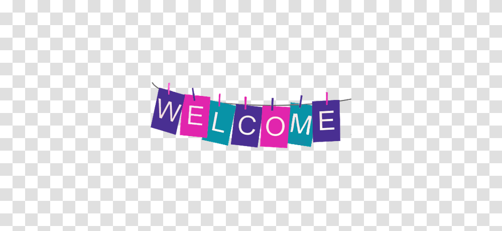 Welcome, Word, Banner, Sash Transparent Png