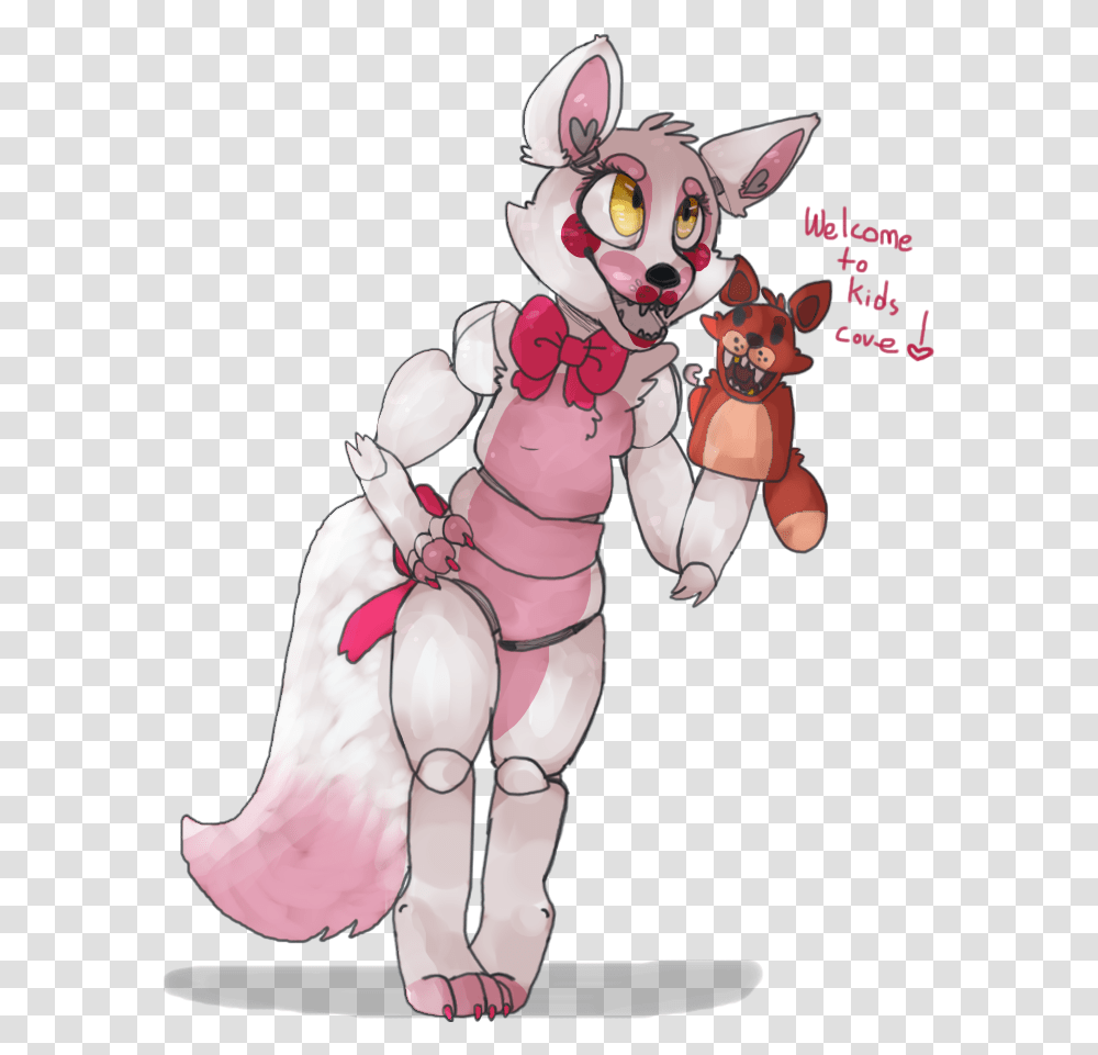 Welcome To 0 Kids Cove Five Nights At Freddyquots 2 Pink Cute Funtime Foxy Fanart, Mammal, Animal, Harness, Toy Transparent Png