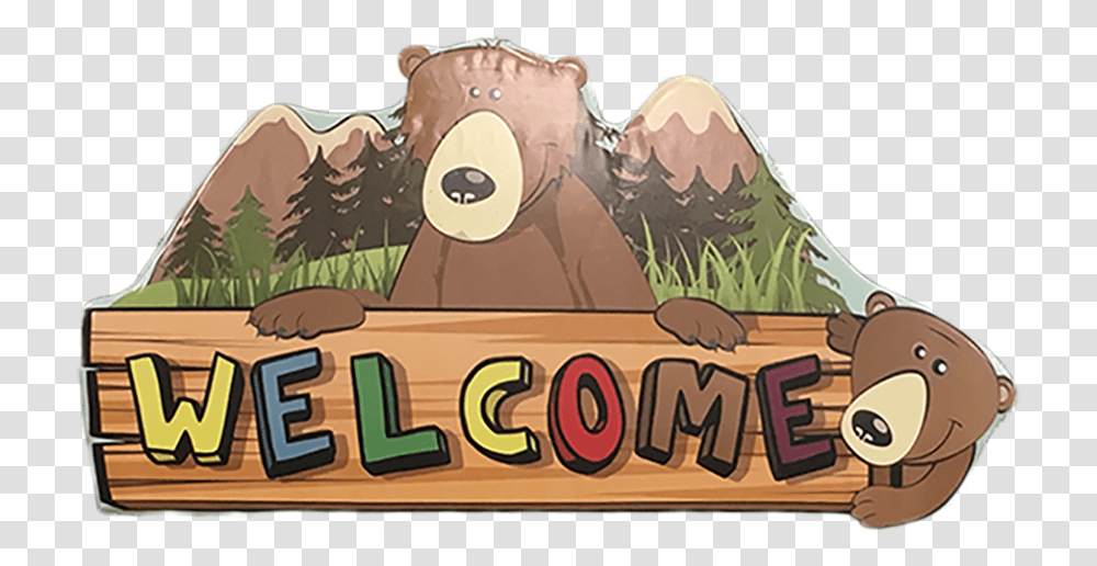 Welcome To 365 Fundays Cartoon, Mammal, Animal, Wildlife, Bear Transparent Png
