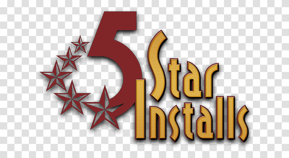 Welcome To 5 Star Installs Royal Soverign Setup And Language, Number, Symbol, Text, Star Symbol Transparent Png