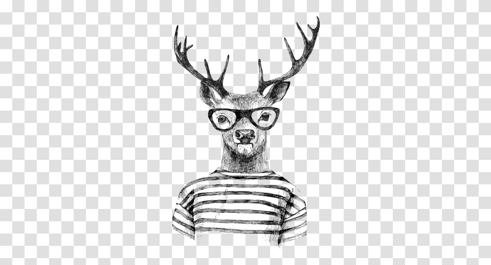 Welcome To Animation Infinix Poster Hirsch Schwarz Wei, Elk, Deer, Wildlife, Mammal Transparent Png