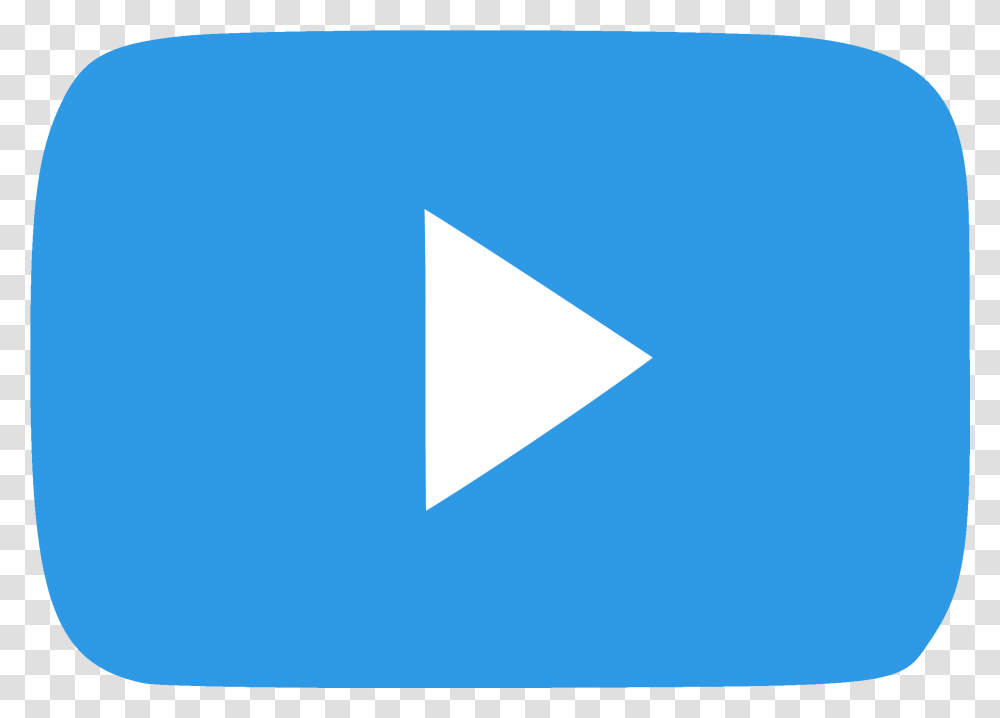 Welcome To Blueline Internet Service Provider Ankleshwar Blue Youtube Logo, Triangle Transparent Png