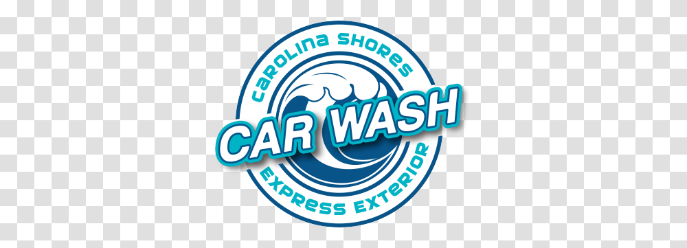 Welcome To Carolina Shores Car Wash, Label, Logo Transparent Png