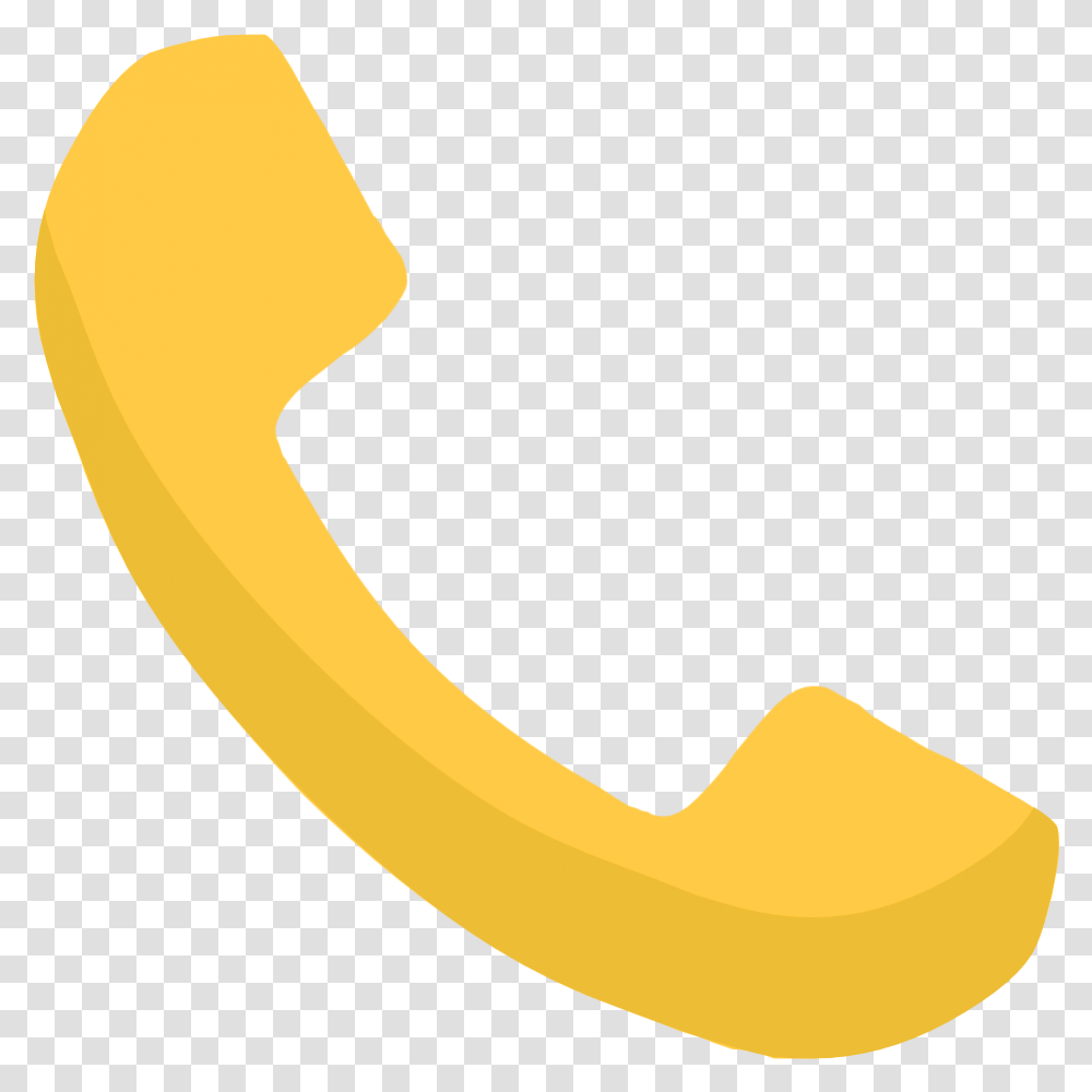 Welcome To Dlf Ultima Phone Icon Vector Yellow, Banana, Fruit, Plant, Food Transparent Png