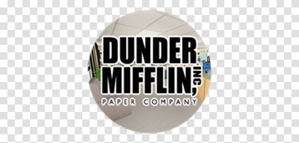 Welcome To Dunder Mifflin Roblox Office Dunder Mifflin, Label, Text, Word, Logo Transparent Png