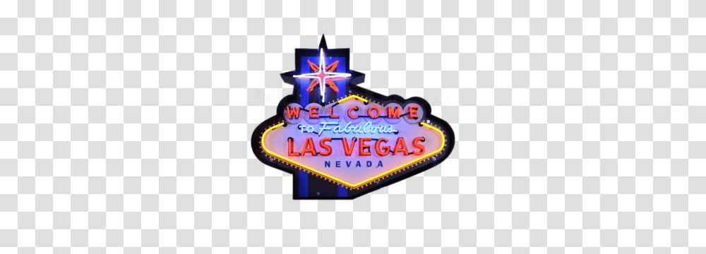 Welcome To Fabulous Las Vegas Giant Neon Sign W Free, Birthday Cake, Dessert, Food, Pac Man Transparent Png