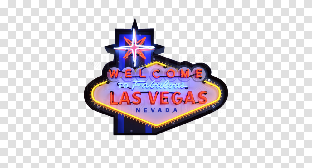 Welcome To Fabulous Las Vegas Neon Sign In Shaped Steel Can Neon, Birthday Cake, Dessert, Food, Lighting Transparent Png