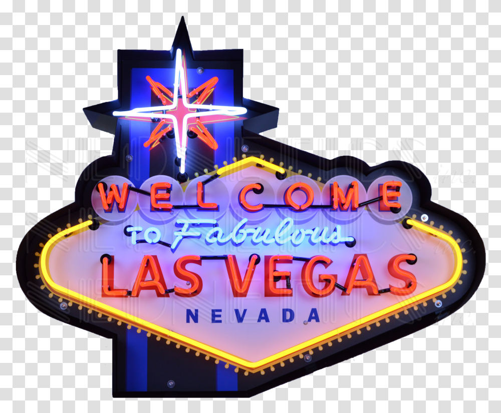Welcome To Fabulous Las Vegas Neon Sign In Shaped Steel Neonetics Las Vegas Sign Transparent Png